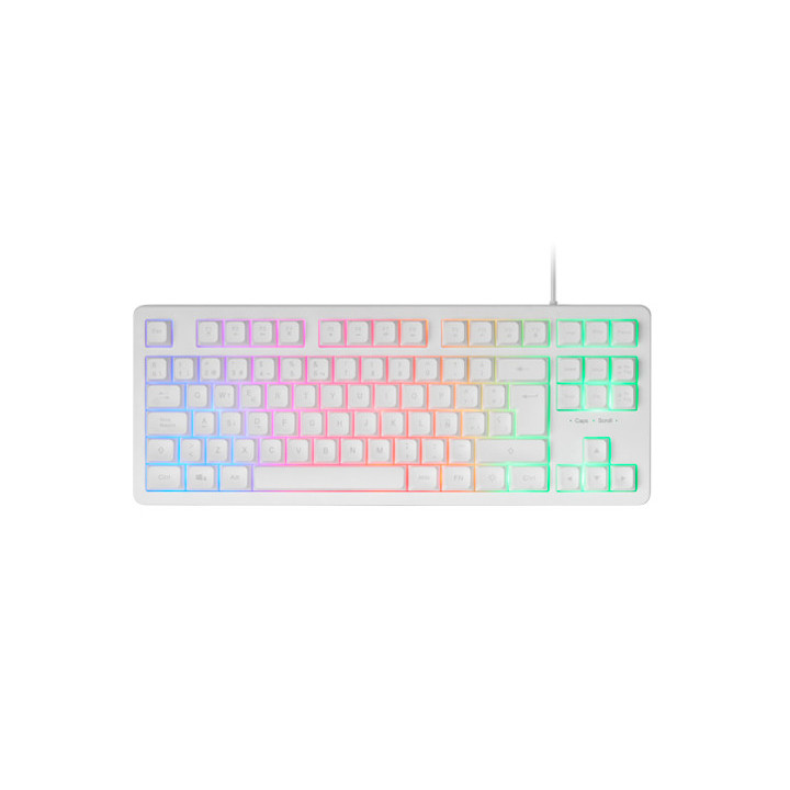 Mars Gaming MK023WPT teclado Jogos USB QWERTY Português Branco