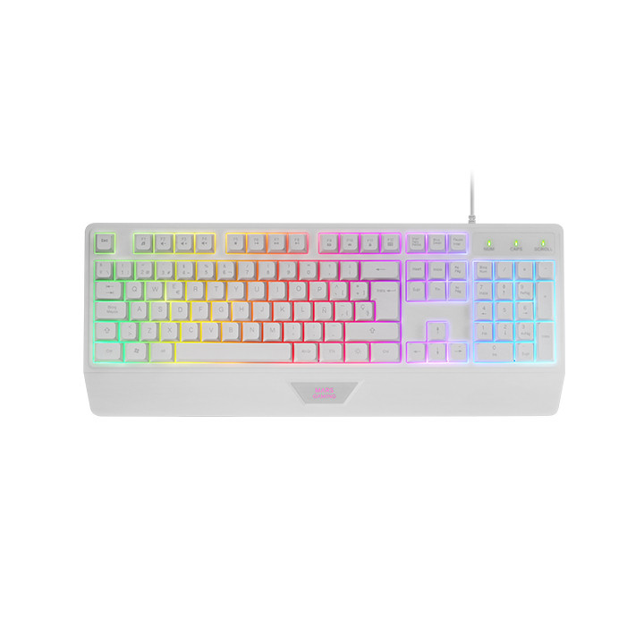Mars Gaming MCP124W teclado Rato incluído Jogos USB QWERTY Português Branco