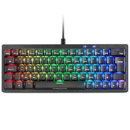 Teclado Mars Gaming MKMINIPRO Hot Swappable RGB Mecânico 60% PT Preto