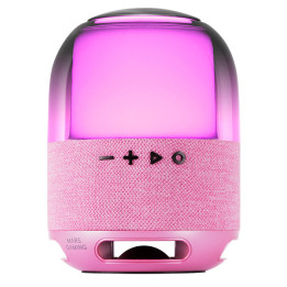 Mars Gaming MSFLOWP Altifalante Portátil e ou para festa Coluna portátil estéreo Rosa 15 W