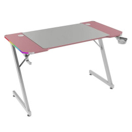 Secretária Gaming Mars Gaming MGD-X120RGB (120x60cm) ARGB Rosa