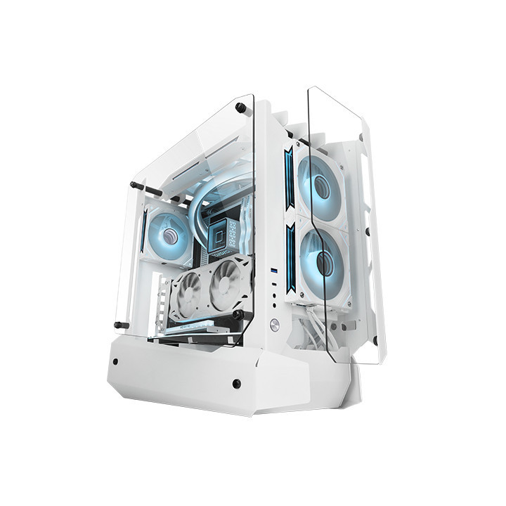 Mars Gaming MC-EDGEW Midi Tower Branco