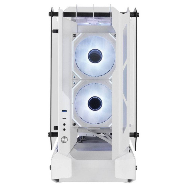 Caixa ATX Mars Gaming MC-EDGE RGB Tempered Glass Branca