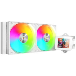 Water Cooler CPU Mars Gaming ML-VISION240 240 ARGB All-In-One 240mm Branco
