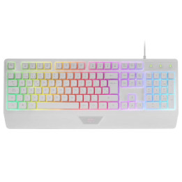 Teclado Mecânico Híbrido Mars Gaming MK124 FRGB PT H-Mech White