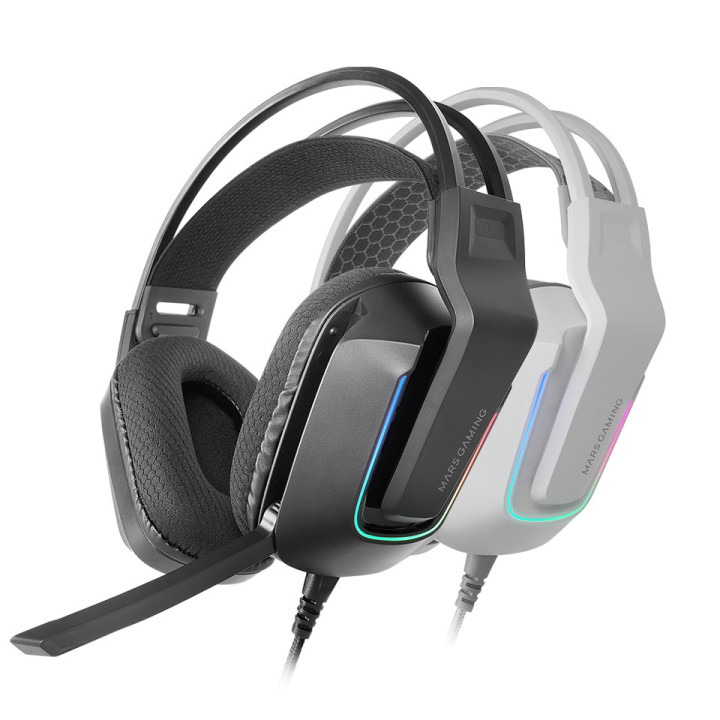 Headset Mars Gaming MH-STRIKE FRGB Preto