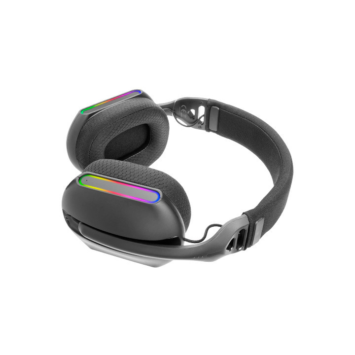 Mars Gaming MHW-PRO Auscultadores Com fios e sem fios Fita de cabeça Jogos USB Type-C Bluetooth Preto