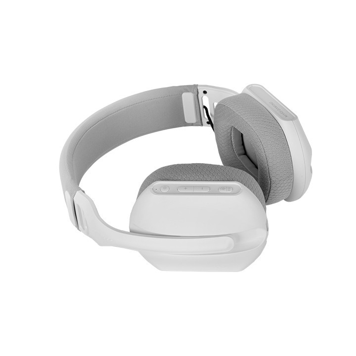 Mars Gaming MHW-PROW Auscultadores Com fios e sem fios Fita de cabeça Jogos USB Type-C Bluetooth Branco
