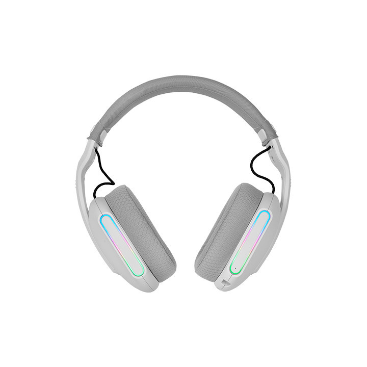 Mars Gaming MHW-PROW Auscultadores Com fios e sem fios Fita de cabeça Jogos USB Type-C Bluetooth Branco