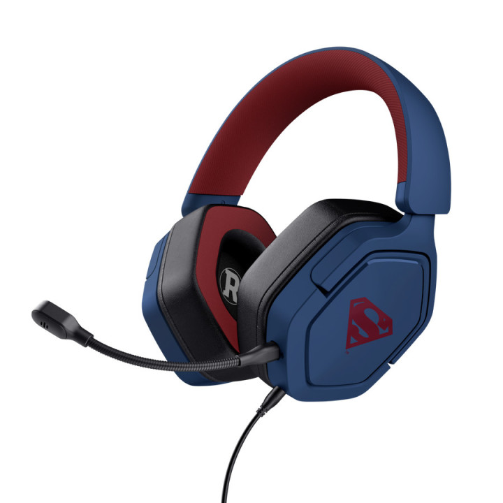 Headset Gaming Trust GXT492SM Carus Azul, Vermelho