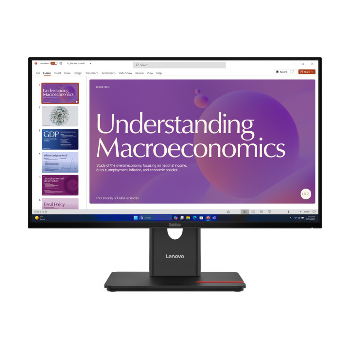 Lenovo ThinkVision T24D-40 LED display 60,5 cm (23.8") 1920 x 1080 pixels Full HD LCD Preto