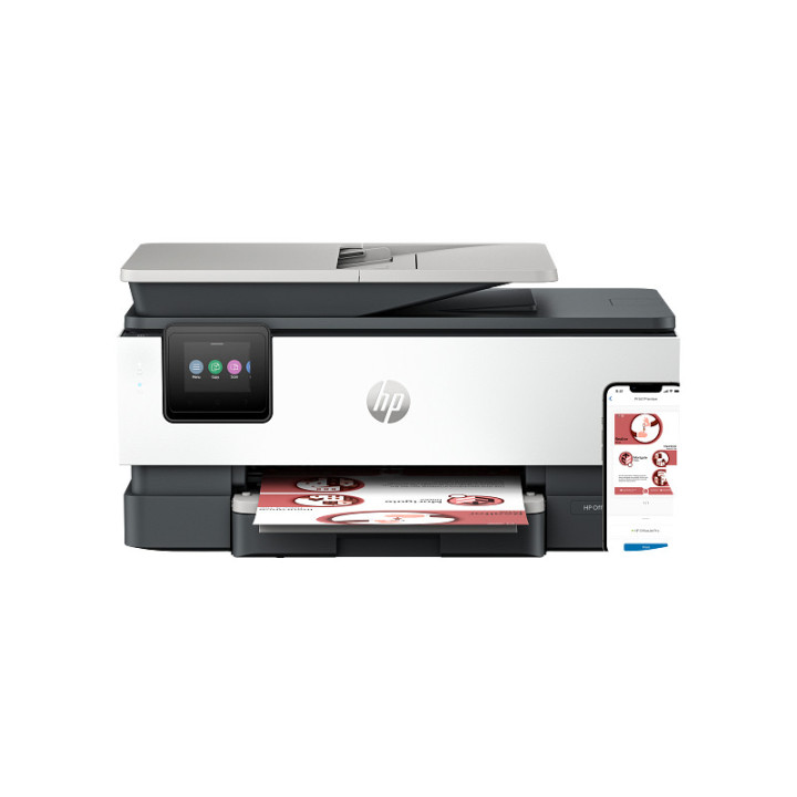 Impressora Multifunções HP OfficeJet Pro 8134e Wireless Cor Instant Ink frente e verso