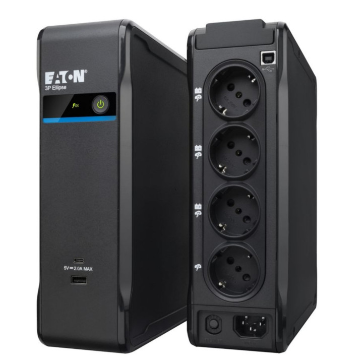 UPS Eaton 3P Ellipse 700 USB DIN Offline 0,7 kVA 420 W 4 tomada(s) CA