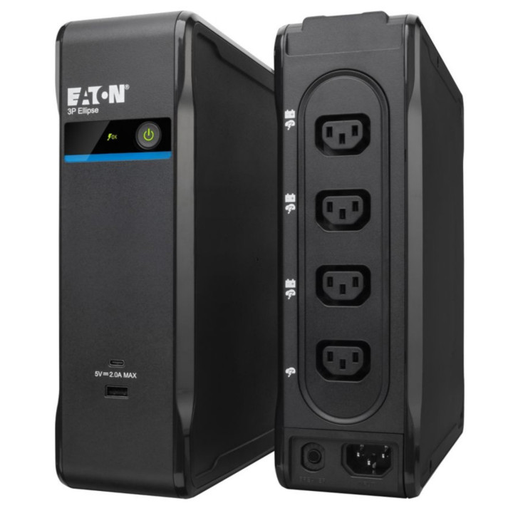 UPS Eaton 3P Ellipse 700 USB IEC Offline 0,7 kVA 420 W 4 tomada(s) CA