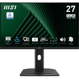 MSI PRO MP275PG monitor de ecrã 68,6 cm (27") 1920 x 1080 pixels Full HD LCD Preto