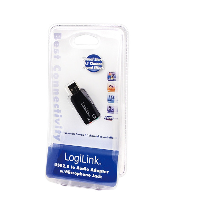 LogiLink USB Soundkarte 5.1 canais