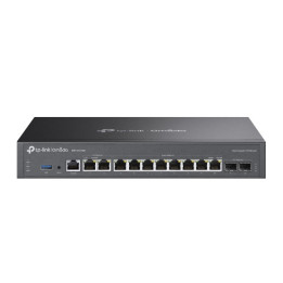 TP-Link Omada ER7412-M2 router com fio 2.5 Gigabit Ethernet, Gigabit Ethernet Preto