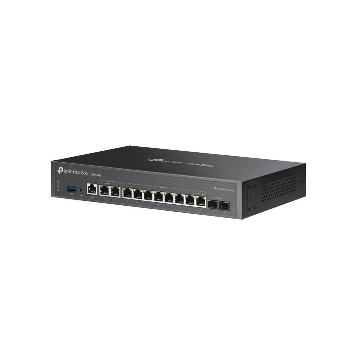 TP-Link Omada ER7412-M2 router com fio 2.5 Gigabit Ethernet, Gigabit Ethernet Preto
