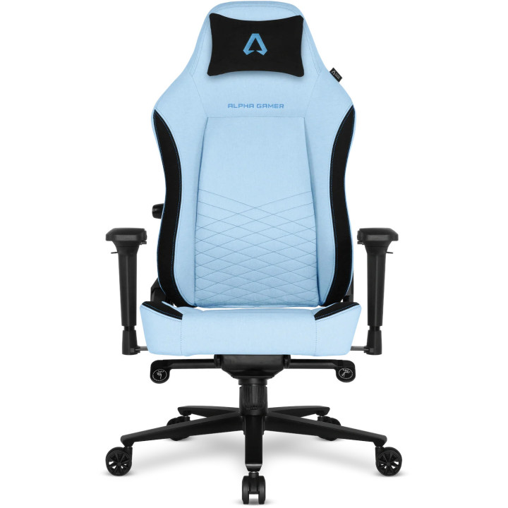 Cadeira Gaming ALPHA GAMER Alegra Fabric Blue/Black V2