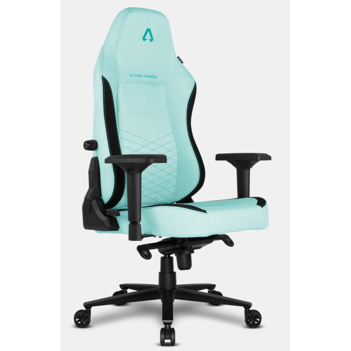 Cadeira Gaming ALPHA GAMER Alegra Fabric Green/Black V2