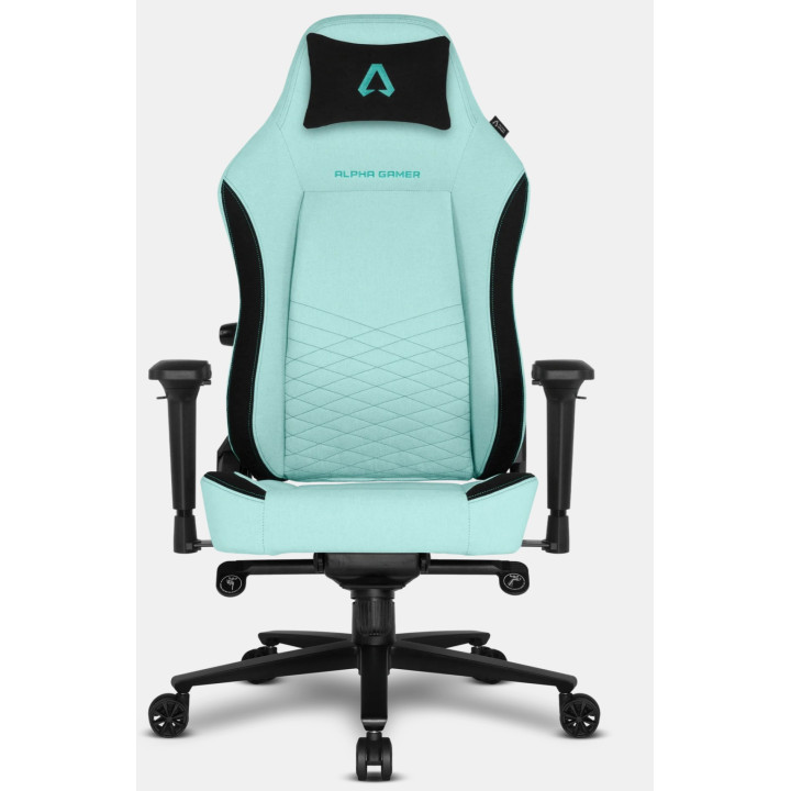 Cadeira Gaming ALPHA GAMER Alegra Fabric Green/Black V2