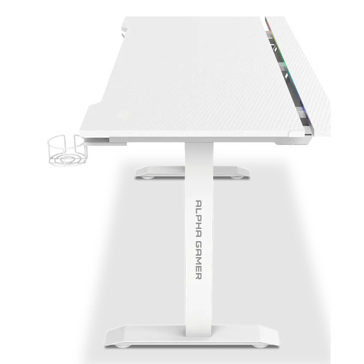 Alpha Gamer AGSTARLARGBWT mesa de computador Branco
