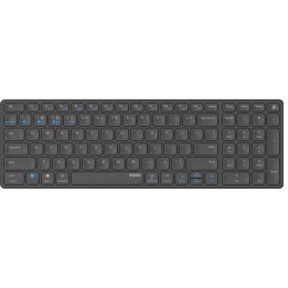 Teclado Rapoo E9700M RF Wireless + Bluetooth QWERTY PT Preto