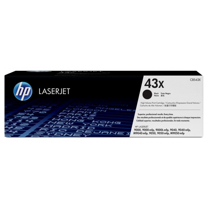 Toner Original HP LaserJet  43X elevado rendimento Preto