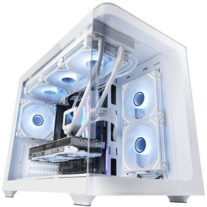 Caixa Micro ATX Mars Gaming MCFUSIONM Branca