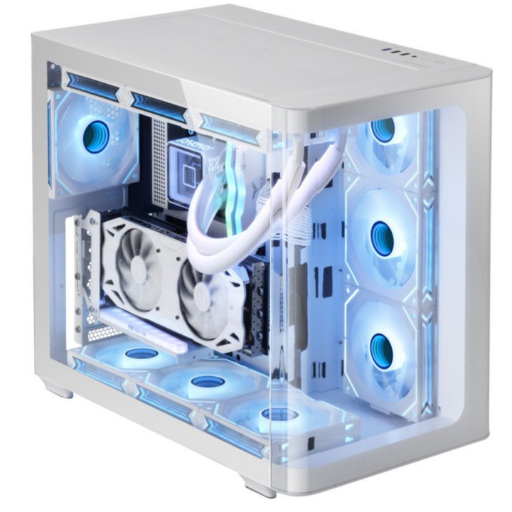 Caixa Micro ATX Mars Gaming MCFUSIONM Branca