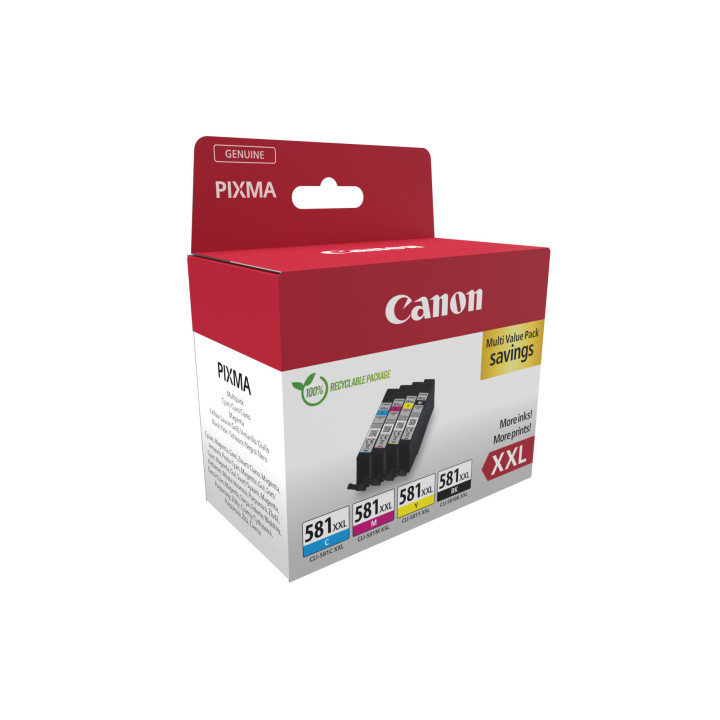 Canon 1998C007 tinteiro 4 unidade(s) Original Preto, Ciano, Magenta, Amarelo