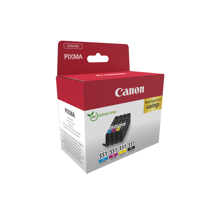 Canon 6509B015 tinteiro 1 unidade(s) Original Preto, Ciano, Magenta, Amarelo