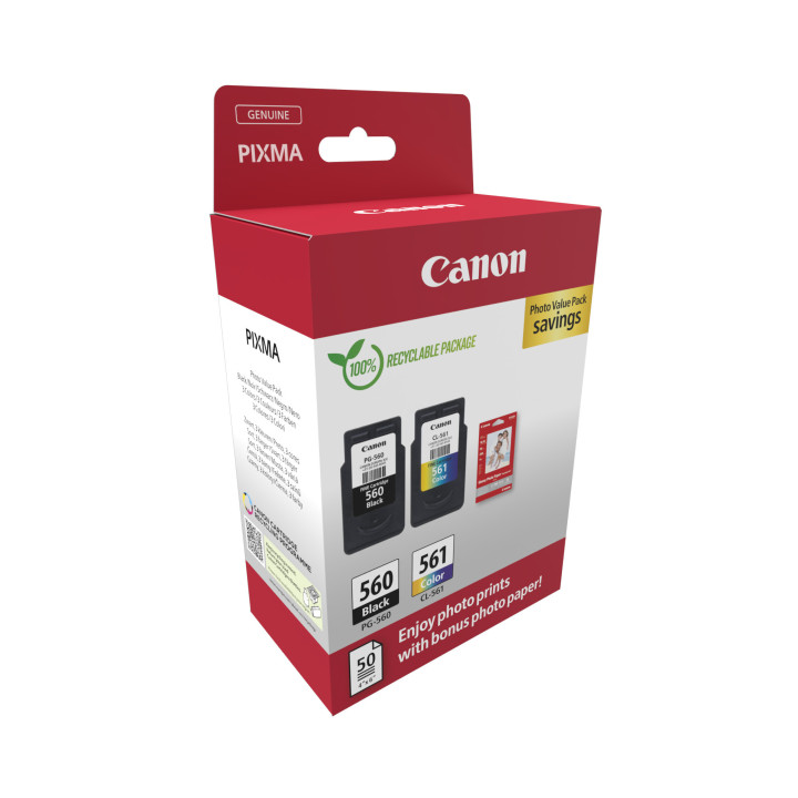 Canon 3713C008 tinteiro 2 unidade(s) Original Preto, Ciano, Magenta, Amarelo
