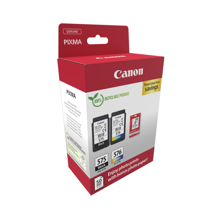 Canon 5438C004 tinteiro 2 unidade(s) Original Preto, Ciano, Magenta, Amarelo