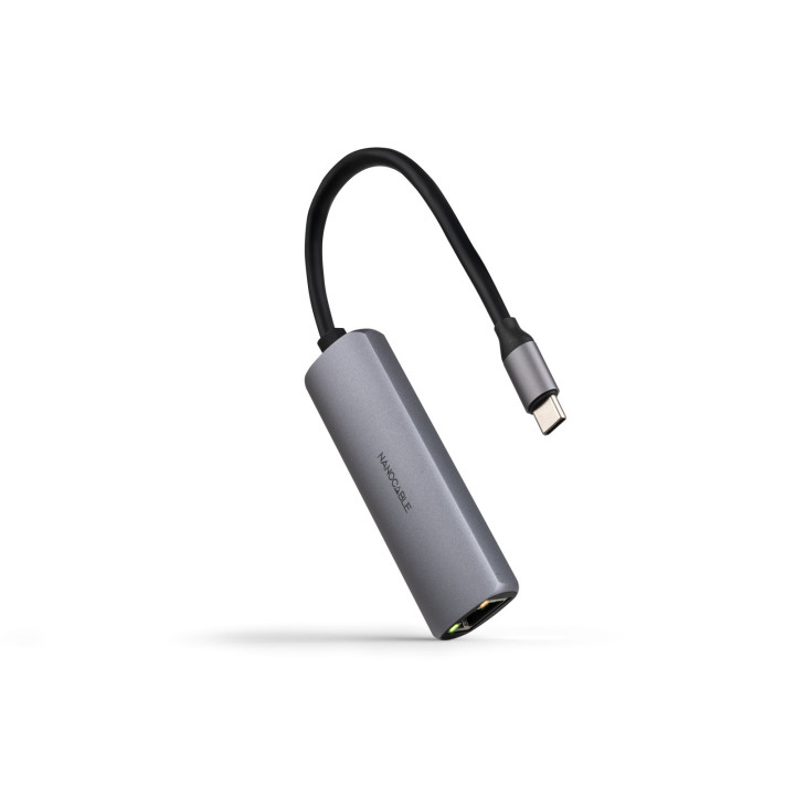 Nanocable 10.16.4603 base & duplicador de portas Com fios USB 3.2 Gen 1 (3.1 Gen 1) Type-C Cinzento