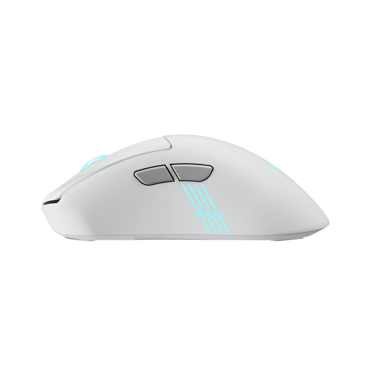 ASUS ROG Keris II Origin WHT rato Jogos Mão direita RF Wireless + Bluetooth + USB Type-A Ótico 42000 DPI