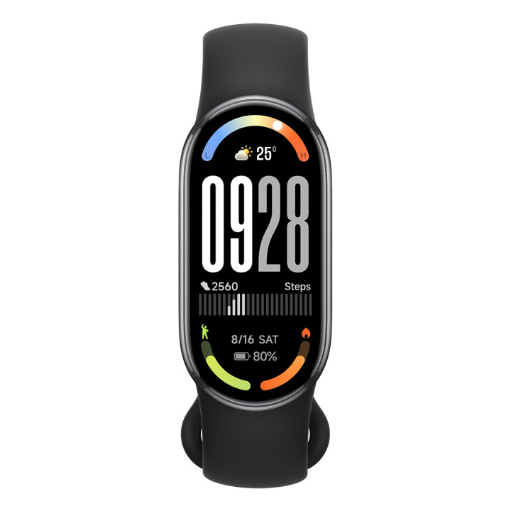 Xiaomi Smart Band 10 Black AMOLED Rastreador de atividade para pulso 4,37 cm (1.72") Preto