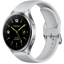 Xiaomi Watch 2 3,63 cm (1.43") AMOLED 46 mm Digital 466 x 466 pixels Ecrã táctil Prateado Wi-Fi GPS