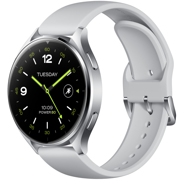 Xiaomi Watch 2 3,63 cm (1.43") AMOLED 46 mm Digital 466 x 466 pixels Ecrã táctil Prateado Wi-Fi GPS