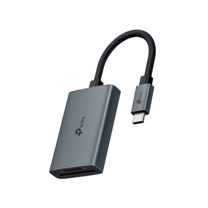TP-Link UA440C leitor de cartões USB 3.2 Gen 1 (3.1 Gen 1) Type-C Cinzento
