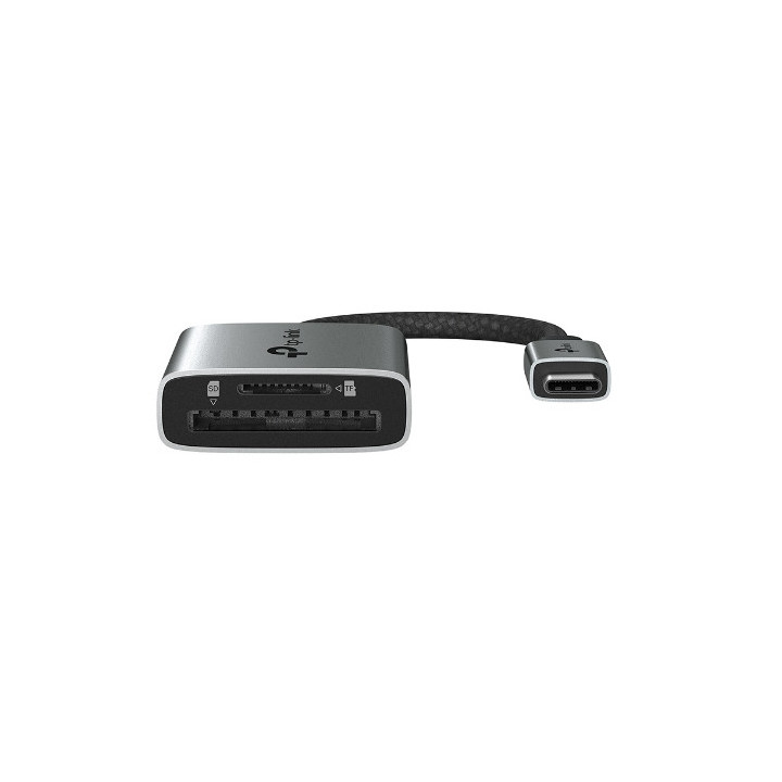 TP-Link UA440C leitor de cartões USB 3.2 Gen 1 (3.1 Gen 1) Type-C Cinzento