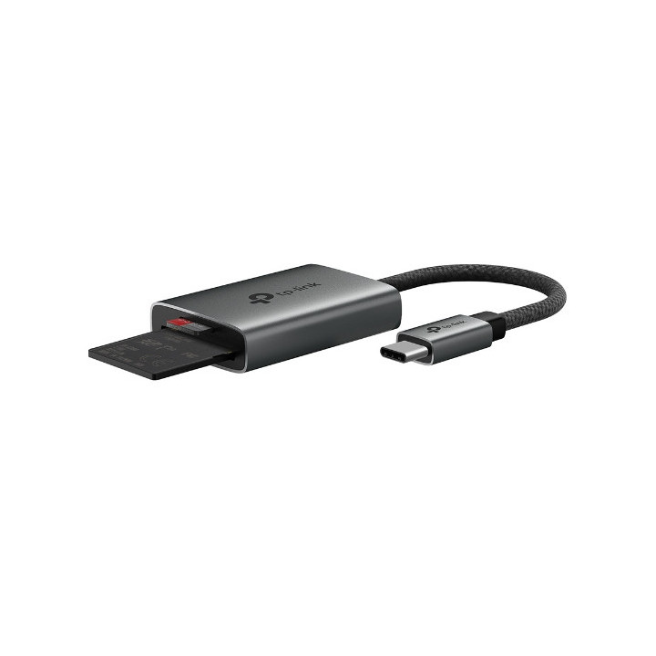 TP-Link UA440C leitor de cartões USB 3.2 Gen 1 (3.1 Gen 1) Type-C Cinzento