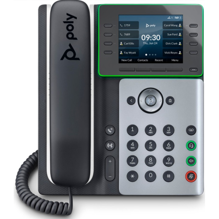 Telefone IP Poly Edge E320 com PoE