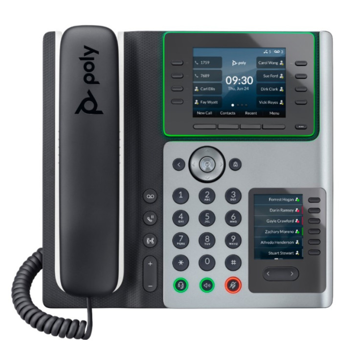 Telefone IP Poly Edge E450 com PoE