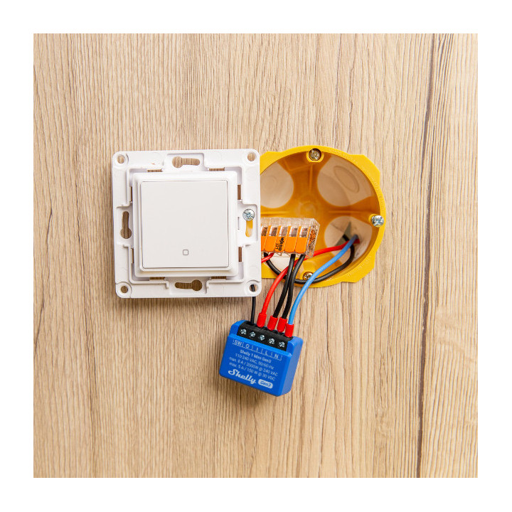 Shelly 1 Mini Gen3 Interruptor inteligente 1P Azul