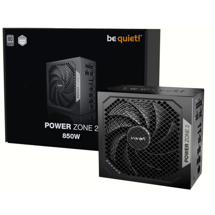 Fonte Modular be quiet! POWER ZONE 2 850W ATX 80 PLUS Platinum Preta