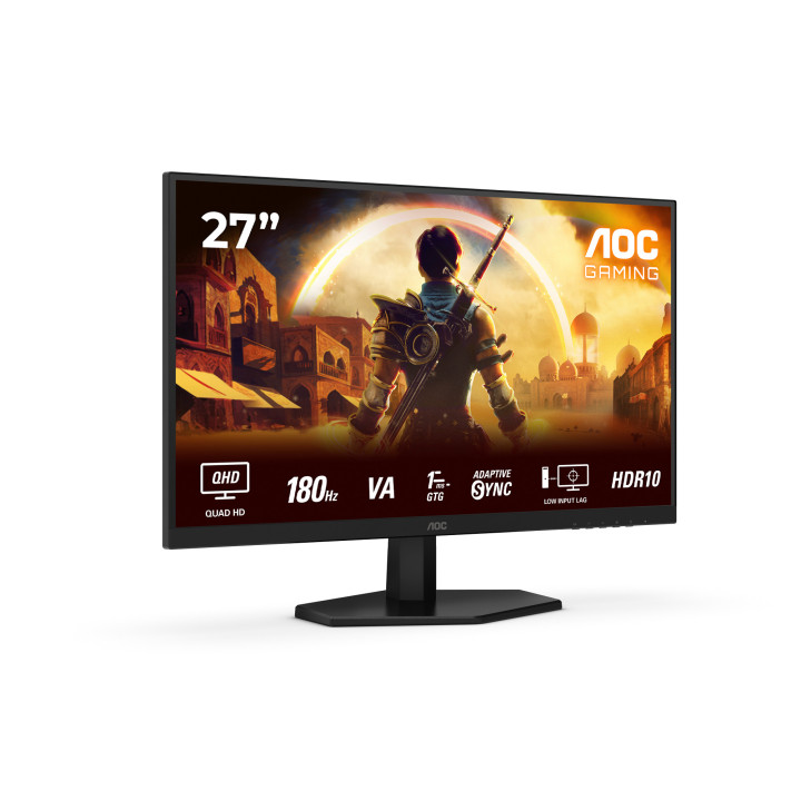 AOC G4 Q27G42XNE monitor de ecrã 68,6 cm (27") 2560 x 1440 pixels Quad HD LED Preto, Vermelho