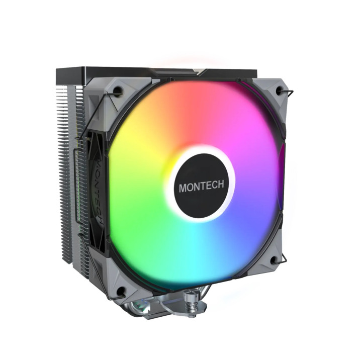 Cooler CPU Montech NX400 120mm Preto ARGB