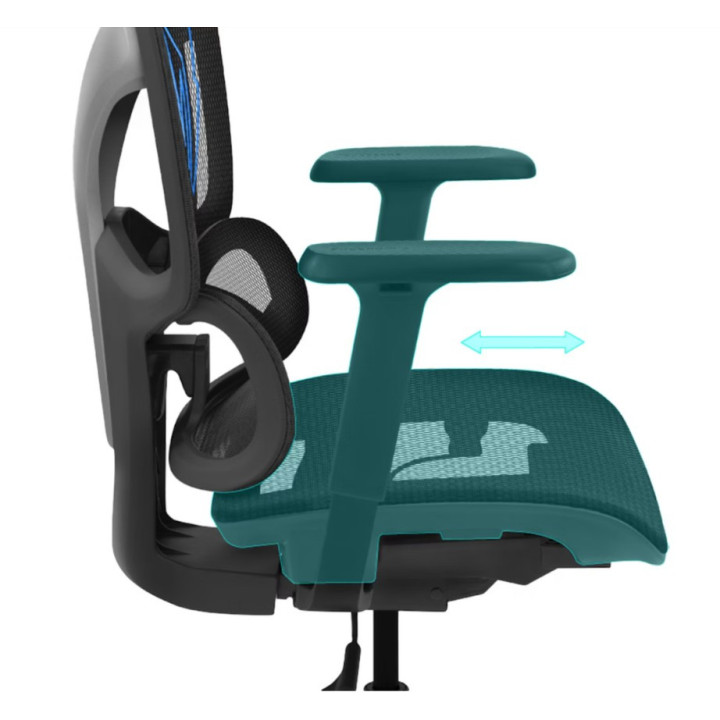 Cadeira Gaming Ergonomica ThunderX3 YTC - Racer Blue