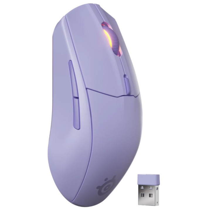 Rato Steelseries Rival 3 Wireless/Bluetooth Gen2 Lavanda
